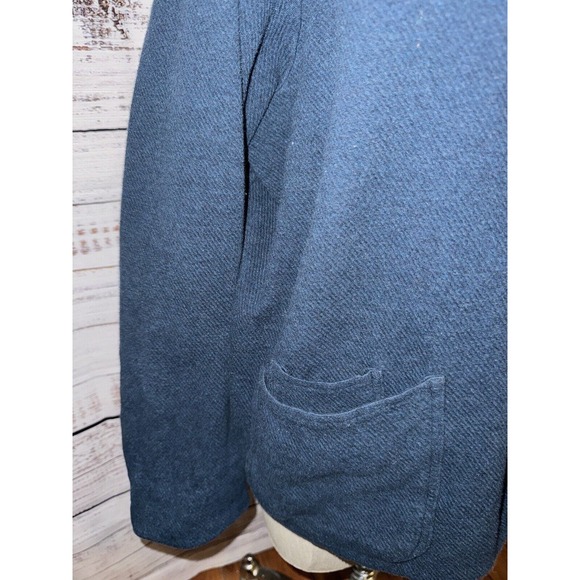 POETRY Women’s Green Button Cardigan Size US14 100% Cotton Pockets - Picture 2 of 5